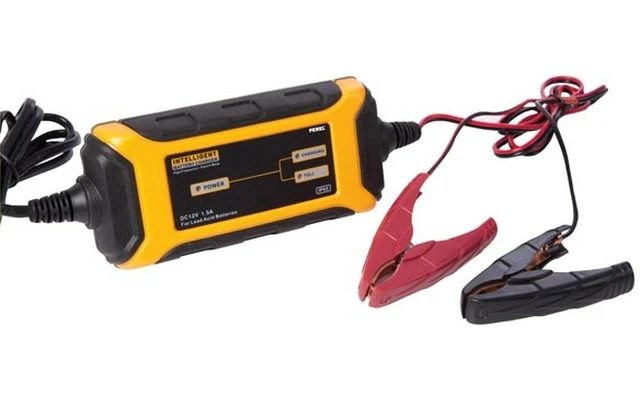 Cargador de batería inteligente para baterías de Plomo-Ácido de 12V - 1.5A
