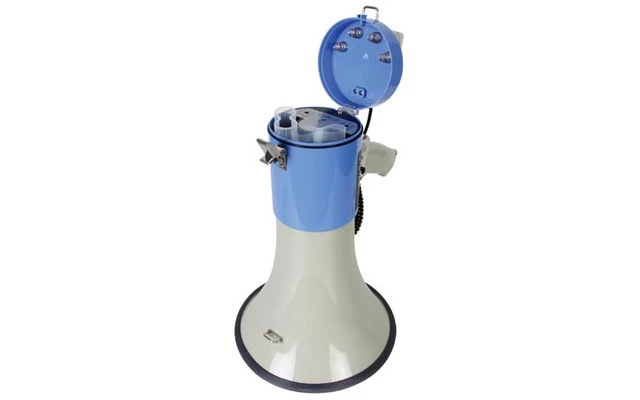 Megáfono con ranura para tarjeta SD y puerto USB - 25W