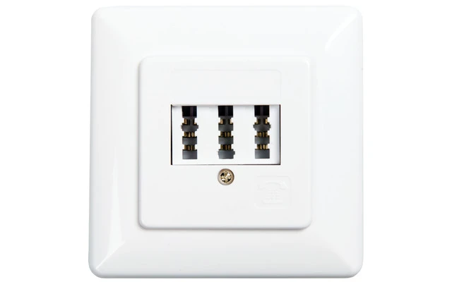 3-Way TAE-NFN Wall Socket