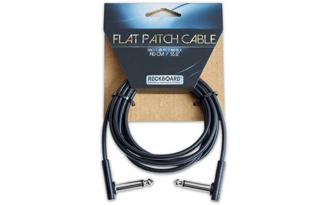 RockBoard Flat Patch Cable Black 140 Cm