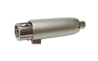 XLR Hembra 3 contactos a conector RCA hembra