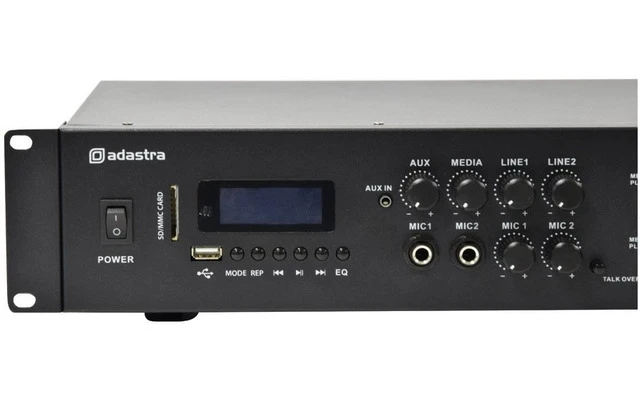 Adastra A4 Amplificador multicanal profesional 4 x 200W RMS