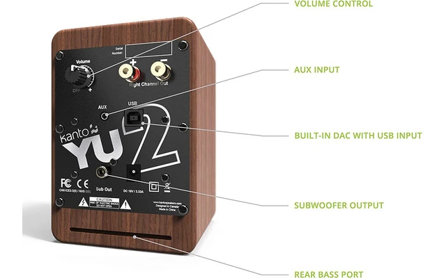Kanto YU2 Walnut