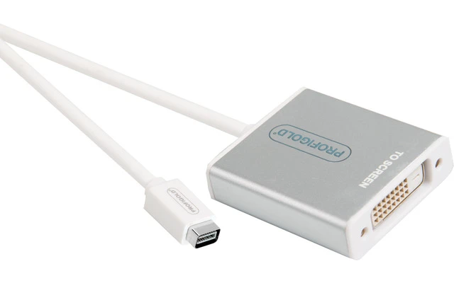 Profigold PROM251 - Adaptador Mini DisplayPort - DVI de Alto Rendimiento 0.2 m