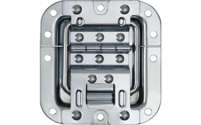 Adam Hall Hardware 27096 - Tapa media sin manivela con bisagra y