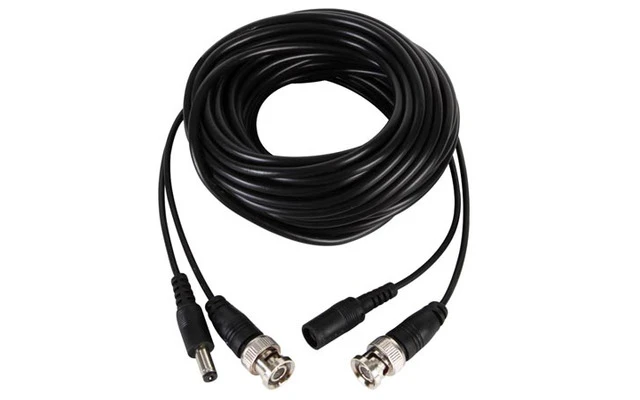 Cable de alimentación & cable de video para CCTV - 10m