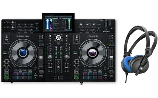 Denon DJ Prime 2 + Sennheiser HD 25 Blue