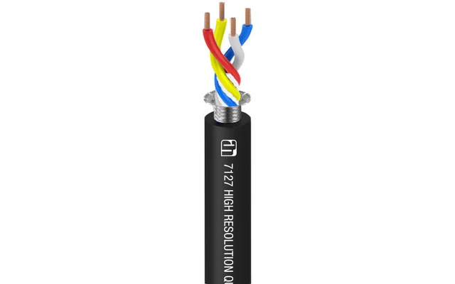 Adam Hall Cables 7127 Cable de micrófono Quad Core de alta resolución 100 metros