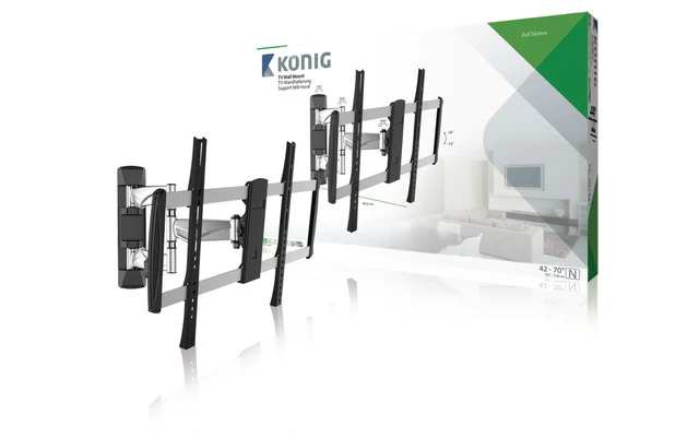 Soporte de pared con rotación completa para TV de 42 - 70"/107 - 178 cm y de 35 kg/77 libras