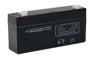 Batería de plomo 6 V 3.2 Ah
