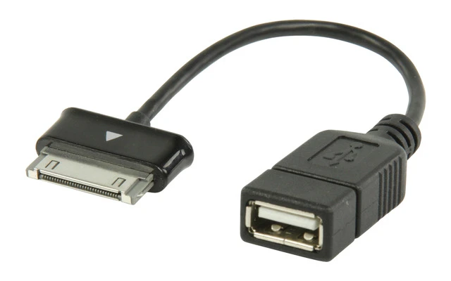 Cable de datos USB OTG 2.0 A - Samsung 30-pines de 0.20 m