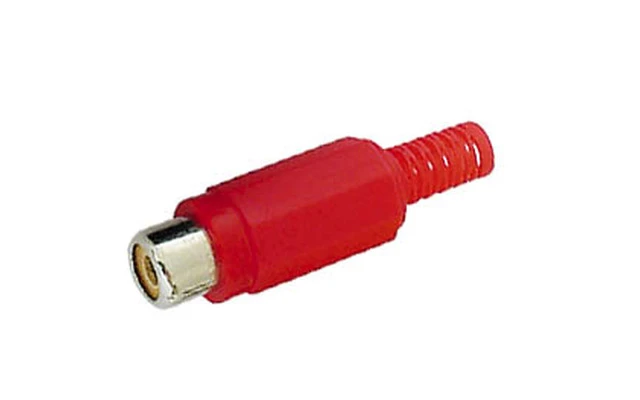 Conector RCA Hembra - Rojo