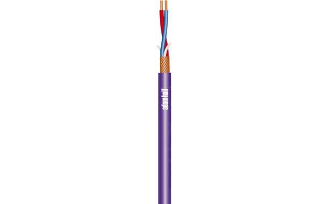 Adam Hall Cables The Stage V Cable de Micro 2 x 0,22 mm² violeta - 100 metros