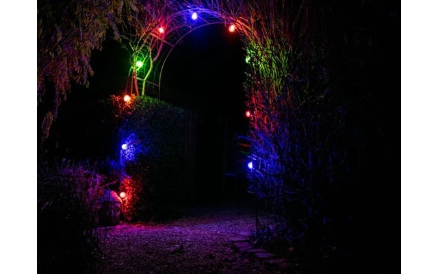 Guirnalda para bombillas LED - 50 x Casquillo E27 - sin bombillas - 25 m