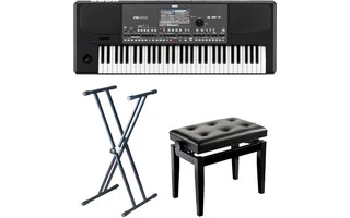 KORG PA600 + OQAN BANQUETA TECLADO + OQAN AKS02
