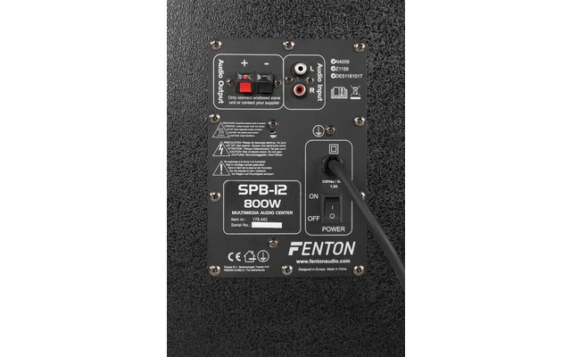 Fenton SPB-12 Conjunto altavoces PA Activos 12
