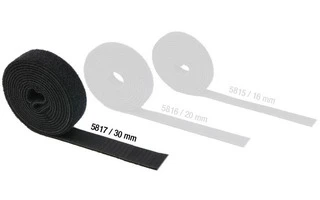 Adam Hall Hardware 5817 - Cinta Velcro doble Cara 30 mm de ancho