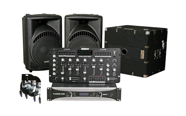 JUEGO DISCO AUDIO EN FLIGHT CASE