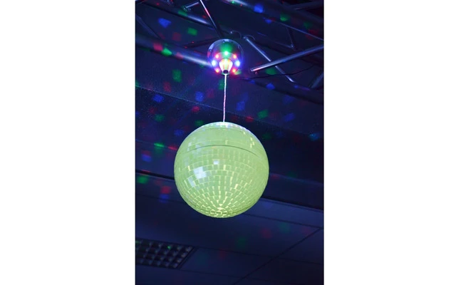 BeamZ Bola de espejos con LED + Motor con LEDs