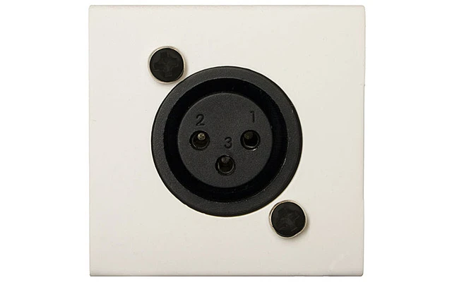 Audac WMI 20 W Unidad de Entrada de Micro embutida en Pared blanca