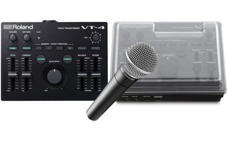 Roland VT-4 + DeckSaver + Shure SM58