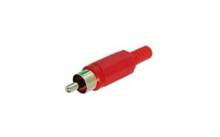 Conector RCA Macho - Rojo