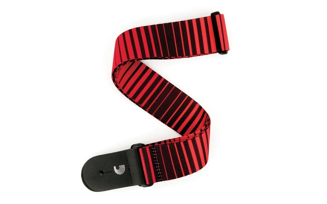 Planet Waves Optical Stripes Art Red