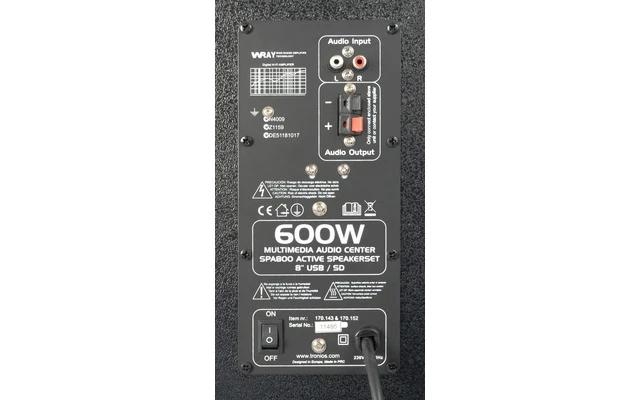 Fenton SPA800 Sistema Altavoces Activo 8