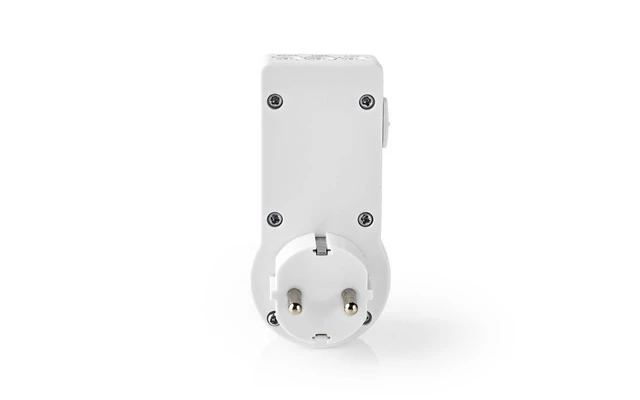 Detector de Movimiento - Toma de Tipo F (Schuko) - Ajustes de Tiempo, Luz Ambiental y Sensibilid