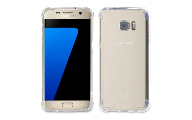 Funda TPU Transparente Shockproof Samsung Galaxy S7 Edge muvit pro