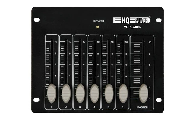 CONTROLADOR DMX & LED DE 6 CANALES - FÁCIL DE USAR 