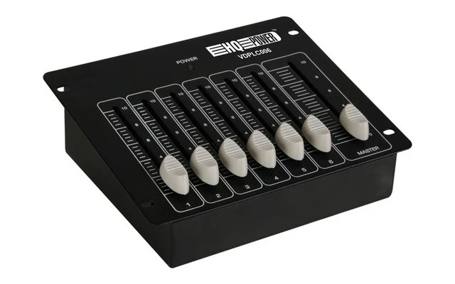 CONTROLADOR DMX & LED DE 6 CANALES - FÁCIL DE USAR 