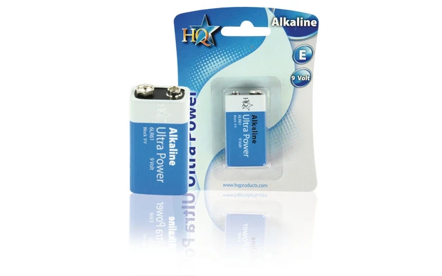 Pilas alcalinas LR22 9 V en blíster de 1 pc