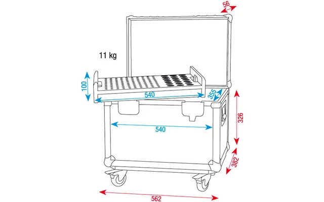 DAP Audio Conical Adapter Case II