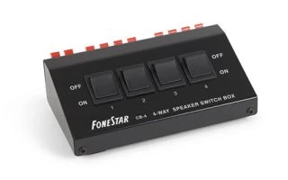 Selector de 4 vías Estéreo