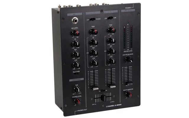 Mesa de mezclas de 2 canales + USB