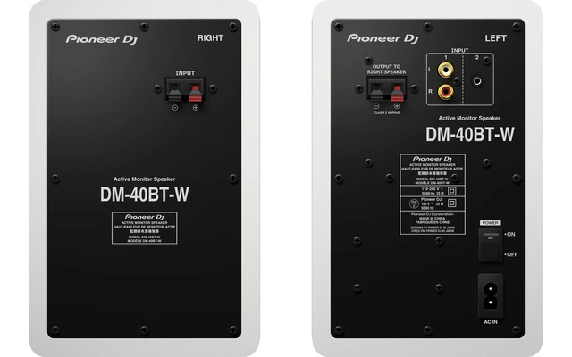 Pioneer DJ DM-40BT Blanco