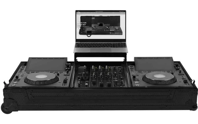 UDG Ultimate Flight Case Set Alphatheta CDJ-3000X/DJM-V5 Black