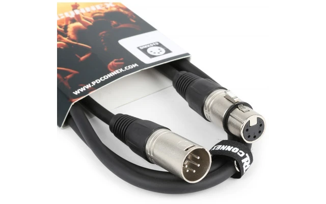 Power Dynamics Cable 5-PIN DMX Macho XLR - Hembra XLR 1.5m