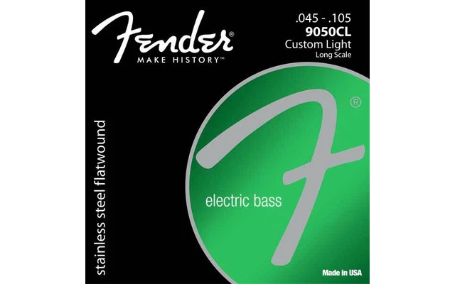 Fender 9050CL Subsonic Stainless Flatwound Bass 045-105