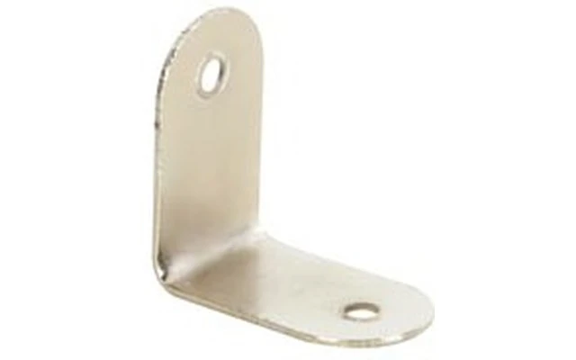 Cantonera para caja acústica, metal blanco, 19 x 32mm x 90º