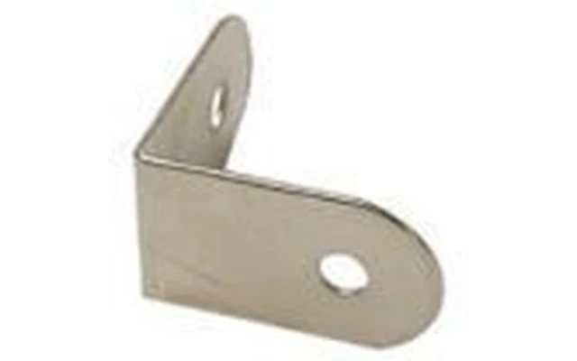 Cantonera para caja acústica, metal blanco, 19 x 32mm x 90º