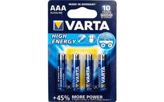 ALCALINA AAA DE ALTA ENERGÍA / LR03 1.5V-1100mAh 4903.121.414 (4 uds./blíster)