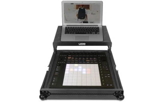 UDG Ultimate Flight Case Ableton Push 3 Black Plus (Laptop Shelf)