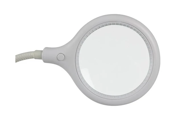Lámpara LED con lupa y clip de fijación - 5 dioptrías - 6W - 30 LEDs - Color blanco