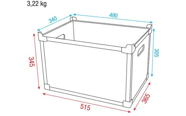 DAP Audio Case apilable Value Line H4