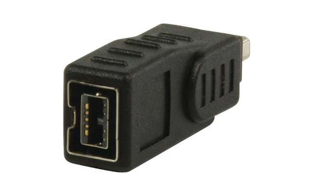 Adaptador FireWire de hembra 9-pines a macho 4-pines