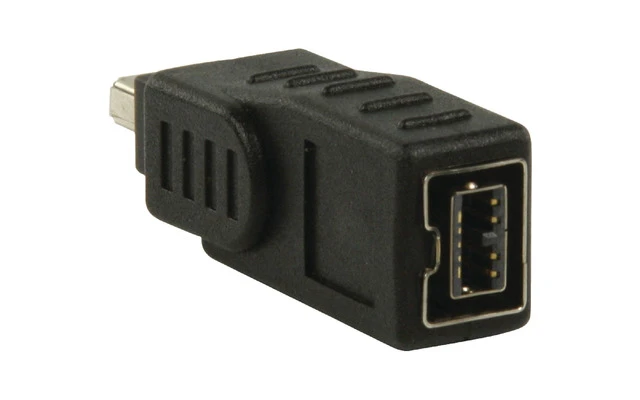 Adaptador FireWire de hembra 9-pines a macho 4-pines