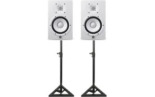 2x Yamaha HS7 Blanco + Soporte monitor