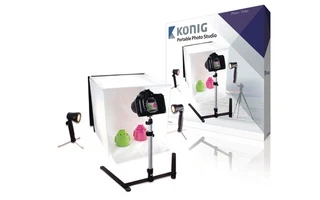 Mini estudio fotográfico plegable (40x40 cm) - König KN-STUDIO10N
